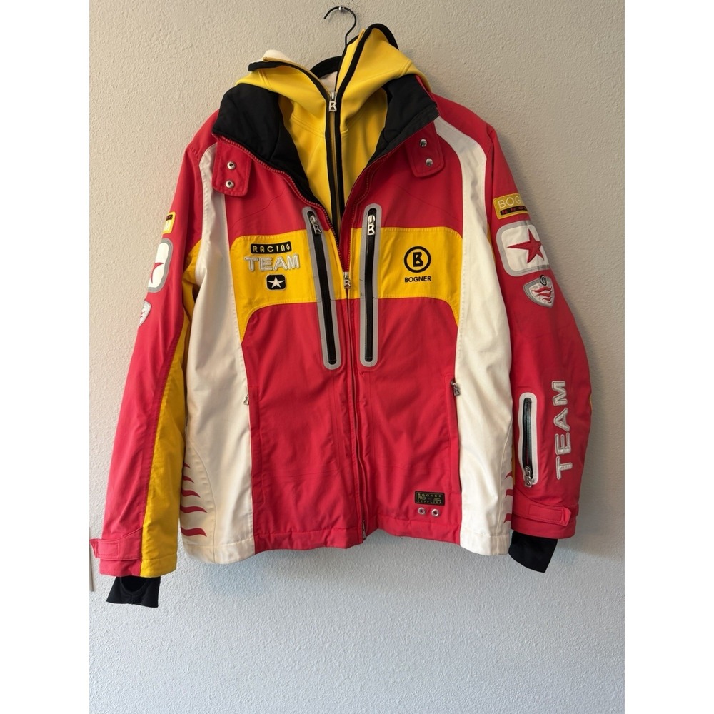 BOGNER PRO SUPPLIER RACING TEAM SKI ZIP JACKET MEN'S SIZE XXL